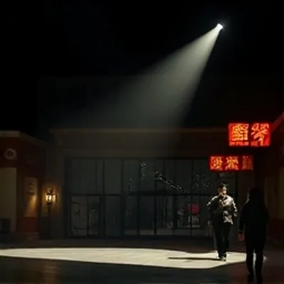 《数字河流》纪录片式剧集方形封面，数据流向的线条