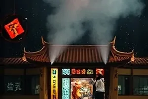 《霓虹之下》犯罪悬疑剧封面，雨夜街面反射的霓虹招牌